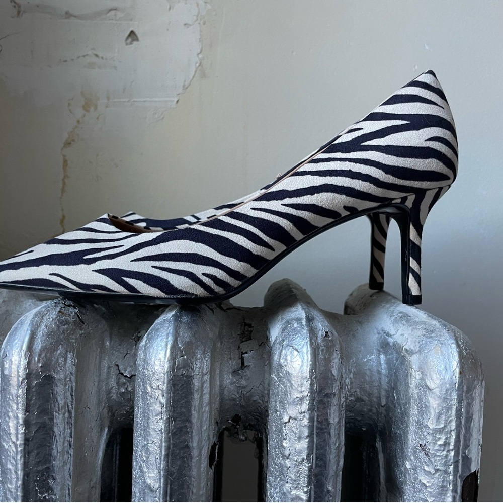 H&M Zebra Print Heels Size 8.5 - Picture 10 of 10